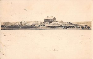 Oakley Kansas Cattle Farm Birds Eye View Real Photo Postcard AA54404