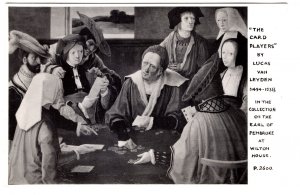 Real Photo, The Card Players, Van Leyden,  Wilton House, Wiltshire, England