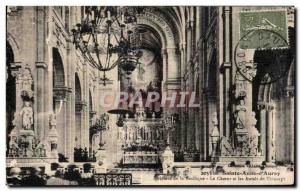 Postcard Old St. Anne of Auray the Basilica of the Interieur Choir and Organ ...