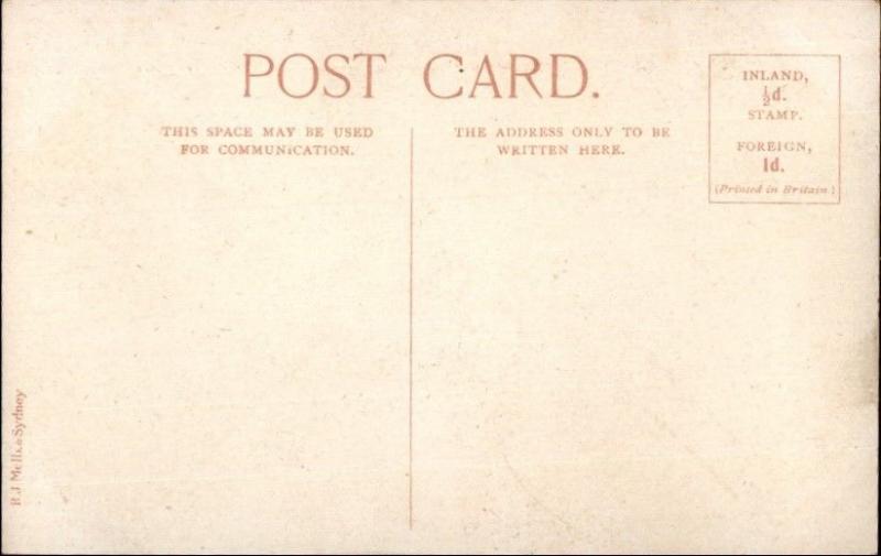 Sydney NSW Australia Spit Road c1910 Postcard