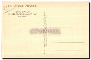 Old Postcard Sainte Maxime sur Mer (Var)
