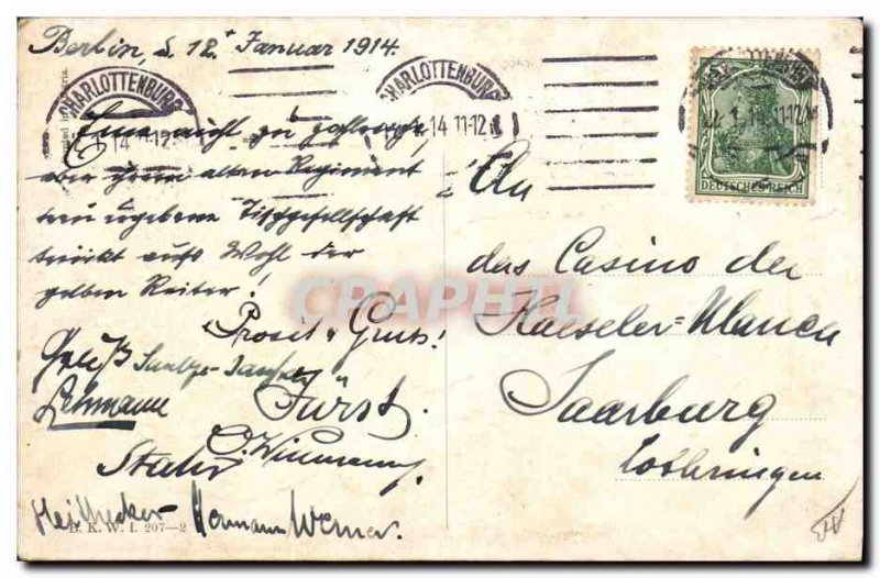 Postcard Old Army Donnerwetter tadellos