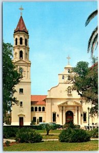 Postcard - Roman Catholic Cathedral - St. Augustine, Florida