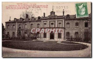 Troyes Old Postcard The high school