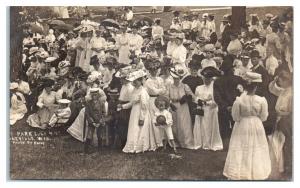 RPPC Belleville, WI July 4th 1907 Real Photo Postcard *5J18