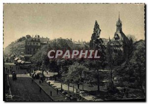 Modern Postcard Toulouse Haute boy Rue Alsace Lorraine Garden Capitol