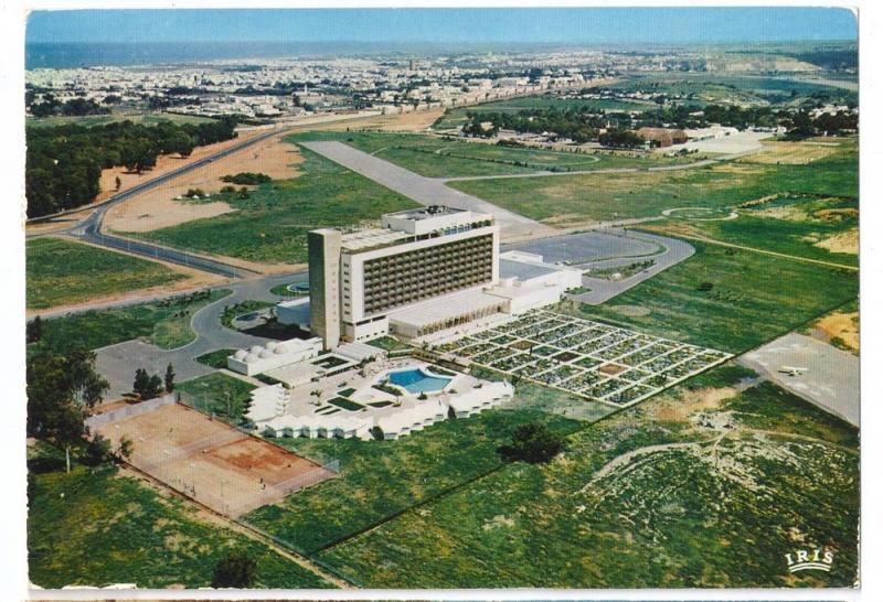 Rabat Hilton Hotel Morocco Africa Stamps 1969 4X6 Chrome