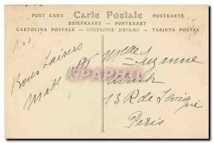 Old Postcard Verrieres rustic bridge Buisson