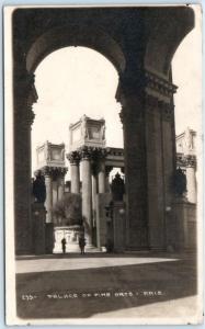 RPPC  SAN FRANCISCO  Panama Pacific Expo PALACE OF FINE ARTS  1915  Postcard