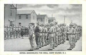 Military, NJ, Camp Kilmer, New jersey, Detail Assembly Drill, Hamment Publishing