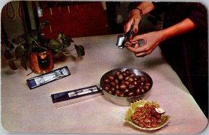 Advertising, York Nut Sheller Co. Demonstration c1967 Vintage Postcard A56