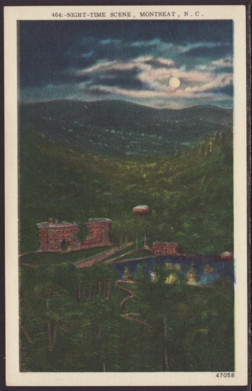 Night Time Scene,Montreat,NC