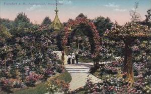 Germany Frankfurt am Main Palmengarten Rosengarten