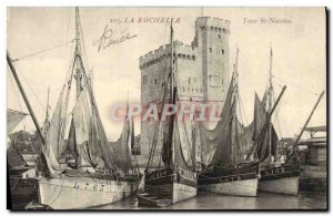Old Postcard La Rochelle Boat Tour St Nicolas