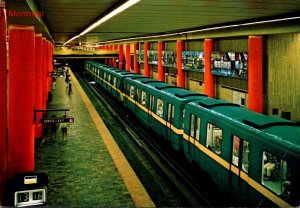 Canada Montreal Subway Station Metro Station McGill 1984