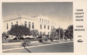 J76/ Yuma Arizona RPPC Postcard c1940s Yuma County Court House 120