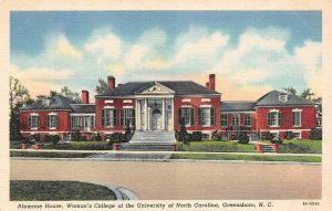 Greensboro, NC  ALUMNAE HOUSE Woman's College~University Of North Carolina  Card