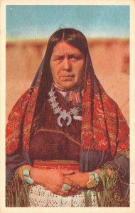 Native Americana   TSYTYASETA BOWEKATEE Zuni Indian Woman  VINTAGE  Postcard