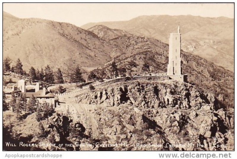 Will Rogers Shrine Of The Sun On Cheyenne Mount Broodmoor Cheyenne Mountain H...