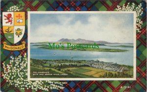 Scotland Postcard - The Cumbraes, Bute and Arran Hills, Largs RS25521