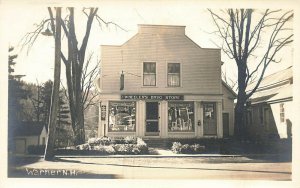 Warner NH Wheeler's Drug Store Coca-Cola Signs Drugs & Candy RPPC