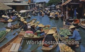 Floating Market, Wat Sye Bangkok Thailand Unused 