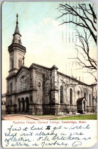 1921 Appleton Chapel Harvard College Cambridge Massachusetts MA Posted Postcard