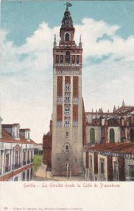 Spain Sevilla La Giralda desde la Calle de Placentines