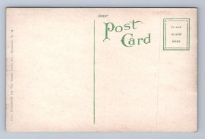 ON THE BEACH AT WAIKIKI HONOLULU HAWAII POSTCARD (c. 1910)