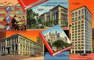 Illinois Chicago Public Libraries Multi View Curteich