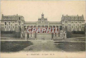 Old Postcard Beauvais The Lycee