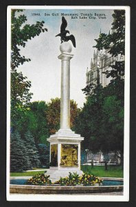 Sea Gull Monument Temple Square Salt Lake City UT Unused c1920s