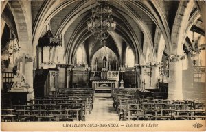 CPA Chatillon Interieur de l'Eglise (1314684)