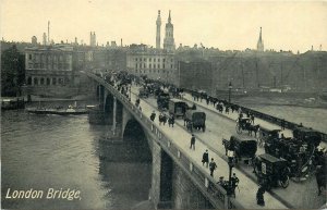 Postcard England London early XX century London Bridge