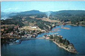 Postcard AERIAL VIEW SCENE Vancouver British Columbia BC AJ4342