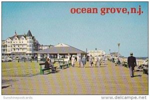 New Jersey Ocean Grove Boardwalk Scene