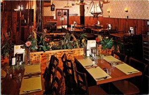 Postcard PE Charlottetown Bluenose Restaurant Queen St. Interior View 1960s S103