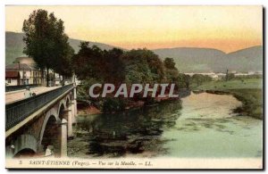 Vosges- St. Etienne-Moselle View Post Old -Carte