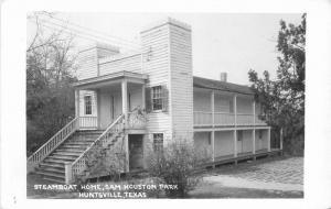 1950s Huntsville Texas Steamboat Home Sam Houston Park RPPC real photo 10219