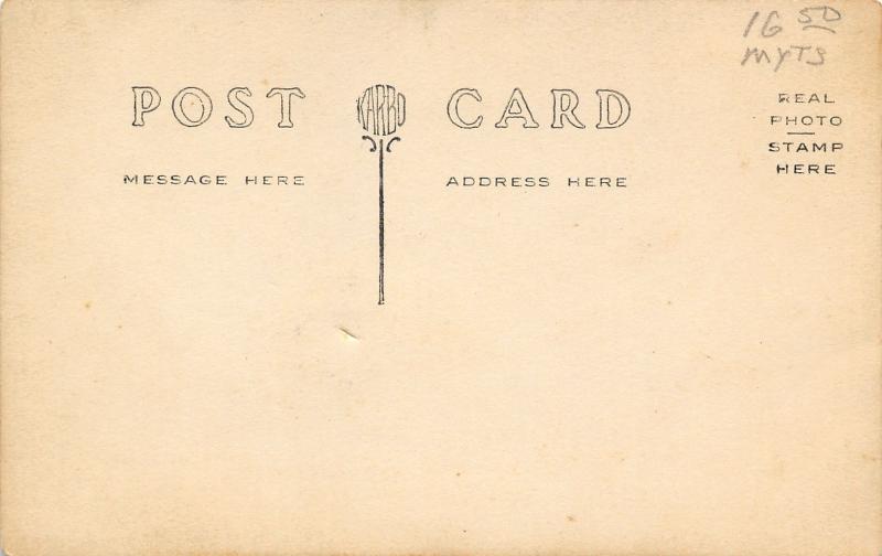 Caledonia MN~Old Stone Construction~St John's Catholic Church~Razed~RPPC c1910