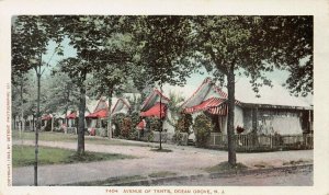 Avenue of Tents, Ocean Grove, N.J., 1903 Postcard, Detroit Photographic Co.