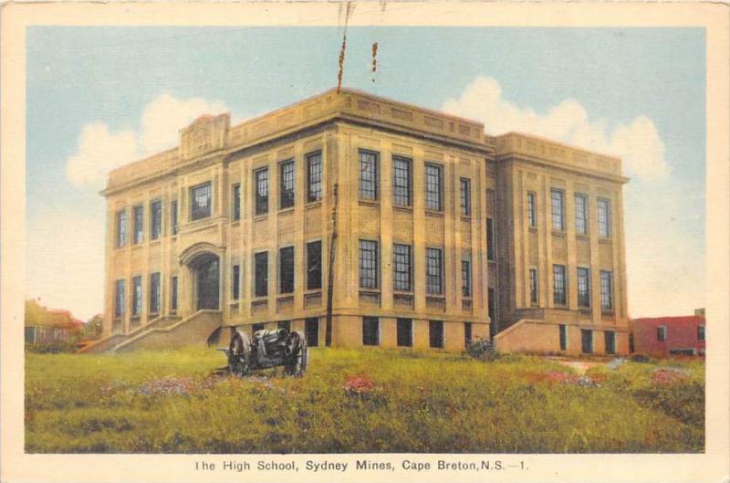 17065 Cape Brenton    Sydney Mines  the High School