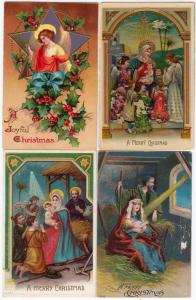 4 - Christmas Cards, Religious