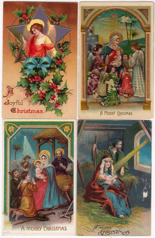 4 - Christmas Cards, Religious