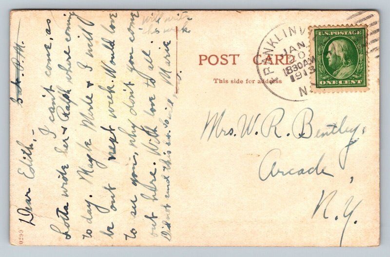 c1913 Buffalo in Buffalo New York ANTIQUE Postcard 1709