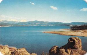 Middle Park Colorado Granby Reservoir Scenic View Vintage Postcard J63751