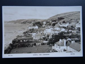 Cornwall DOWNDERRY Village - Old RP Postcard by Frith