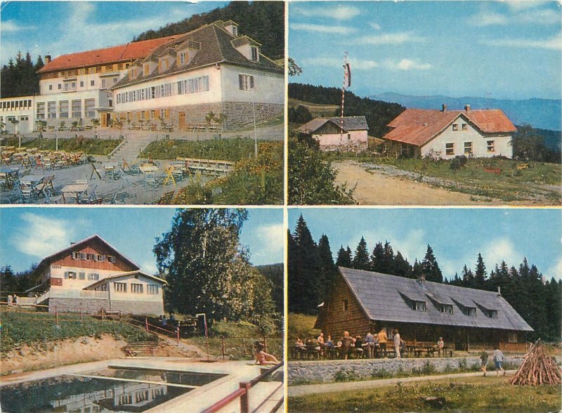 Postcard Slovenia Pohorje multi view