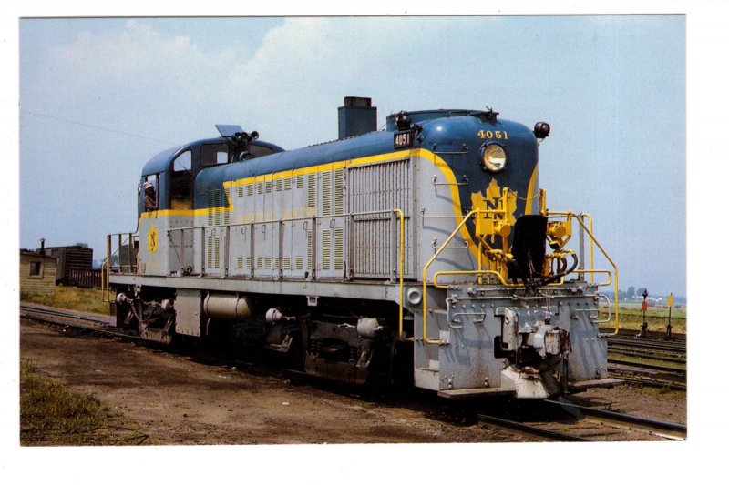 Napierville Junction Railway Train, Rouses Point New York, 1963