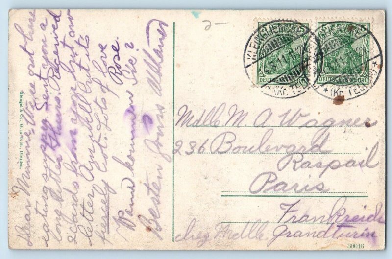 Potsdam Germany Postcard Greetings from Moorlake 1911 Antique Posted